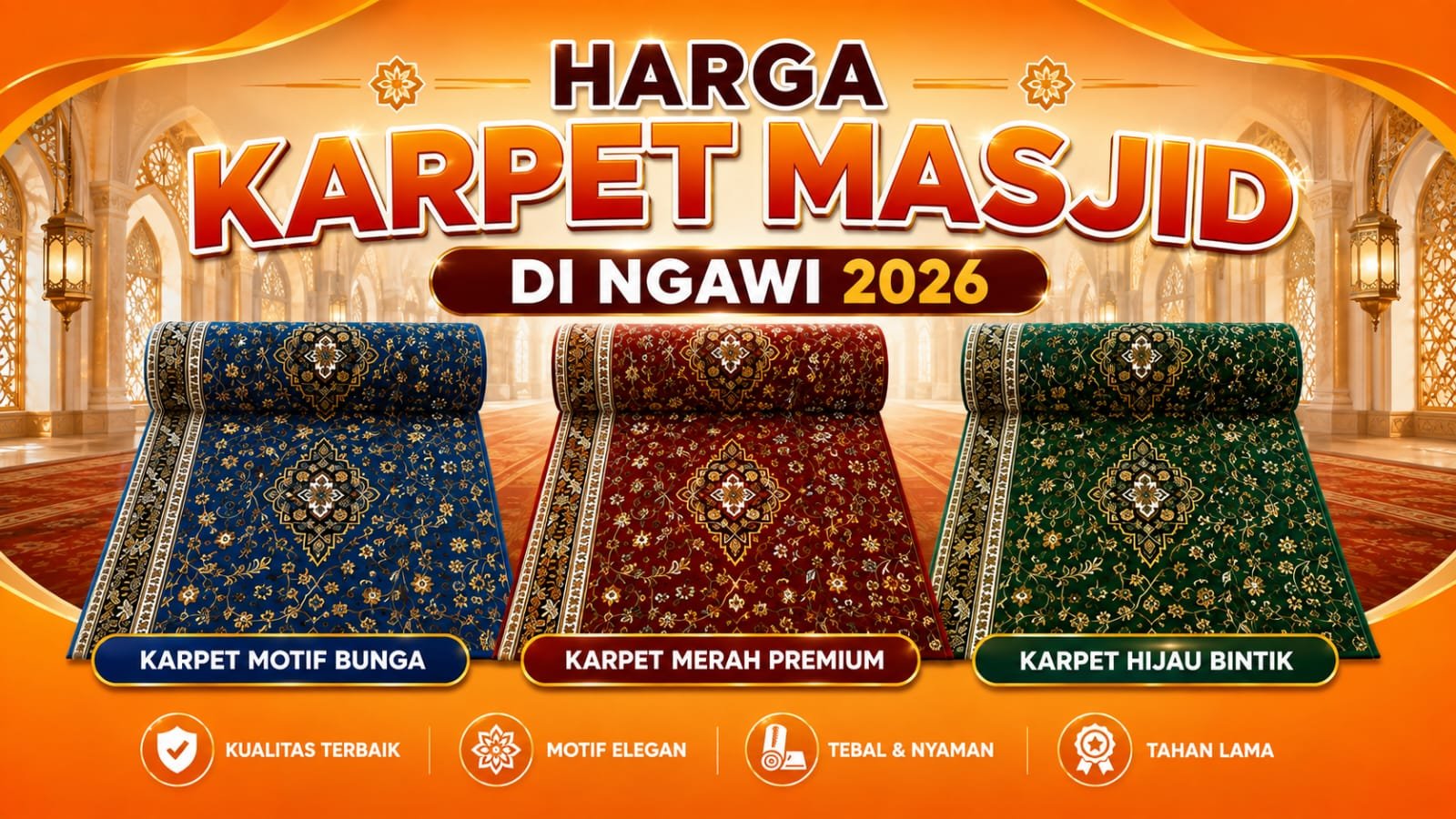 Harga Karpet Masjid Ngawi
