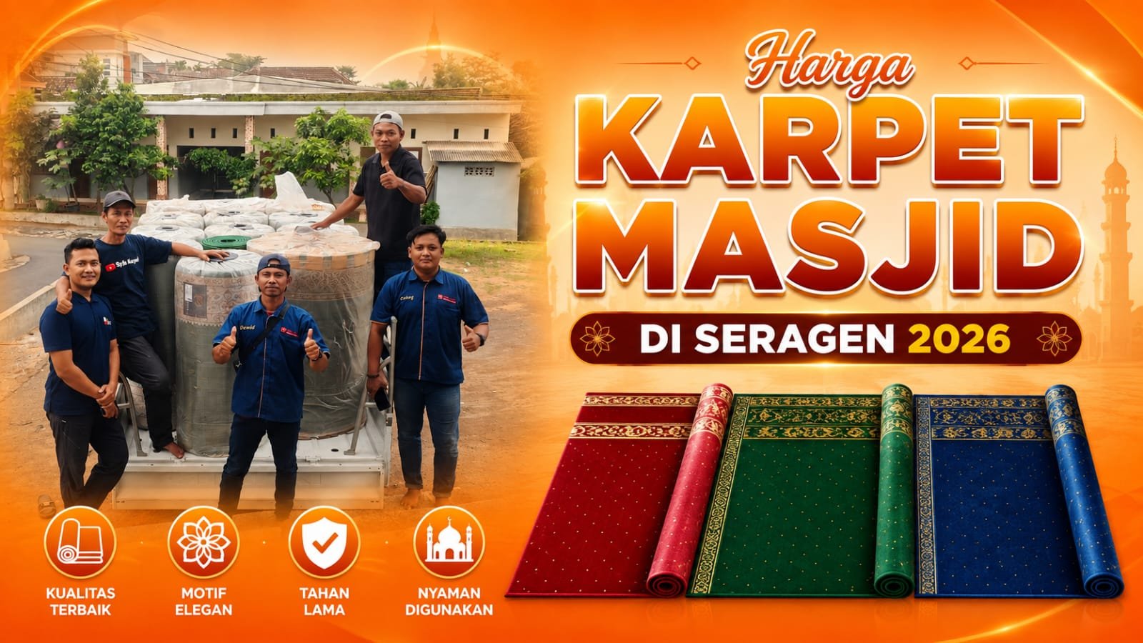 harga karpet masjid sragen